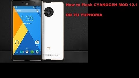 Install Cyanogen Mod 12.1 on Yu Yuphoria