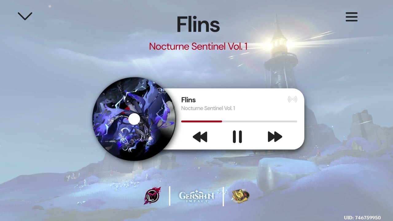 🎼 #Flins Theme - Nocturne Sentinel Vol. 1 | Genshin Impact | The #Lone #Light Knocks at Night