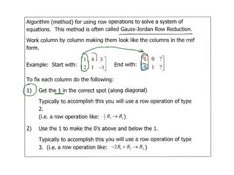 Using Matrices to Solve Systems of Equations - Part #2 - YouTube