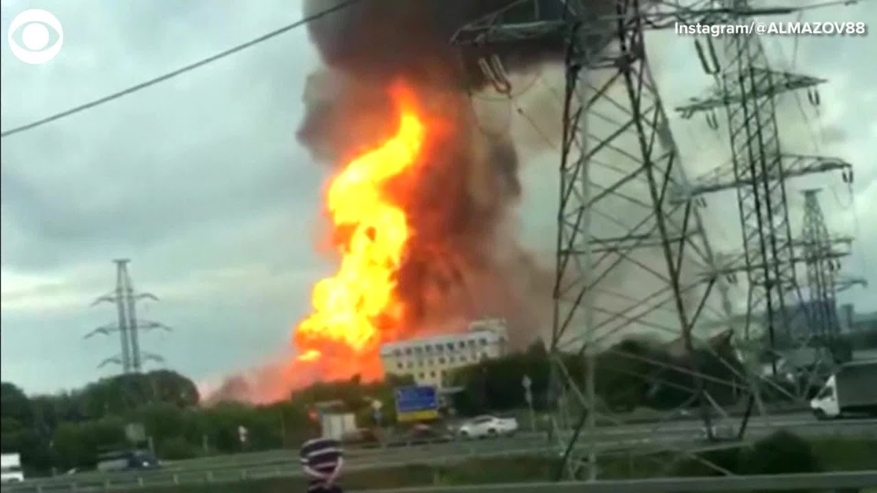 WEB EXTRA: Russia Power Station Fire