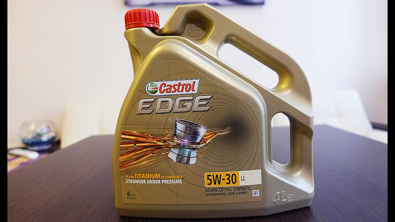  c ТИТАНОМ! Castrol EDGE 5W-30 LL для VW, AUDI, SKODA. - YouTube