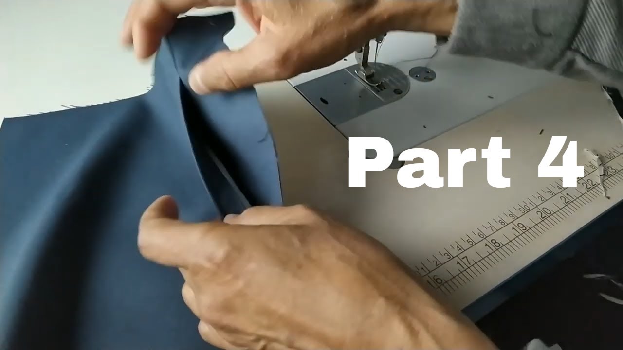 Pant front pocket stitching Pant pocket stitching Mens pant cutting