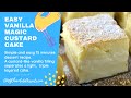 Vanilla magic custard cake  1 batter to 3 layers easy 6 ingredients
