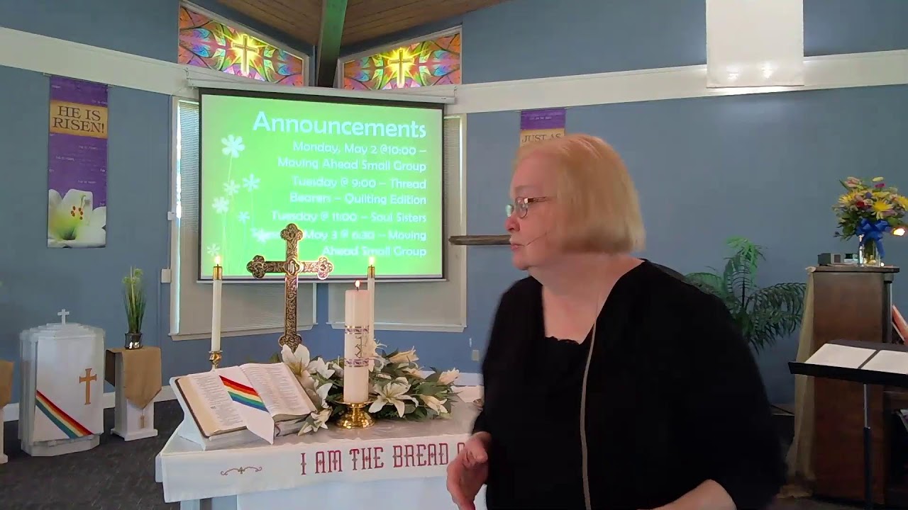 May 1, 2022 ~ Rev. Julia Price ~ "Remembering Marjorie (Sue) Martin"