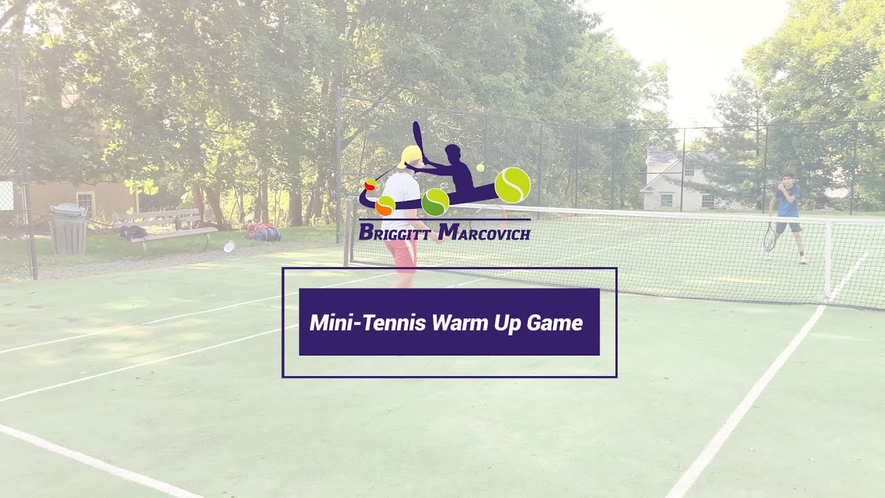 Mini Tennis Warm Up Game