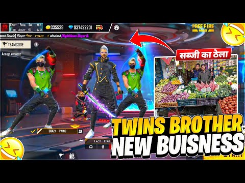 Twins Brother Ka New Buisness ?? 😂😂 || #shorts #factfire #freefireprankvideo