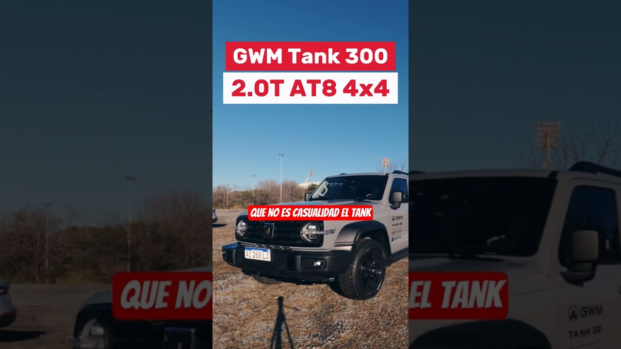 GWM Tank 300 y su giro de tanque #autos #shorts #tank300 #gwm