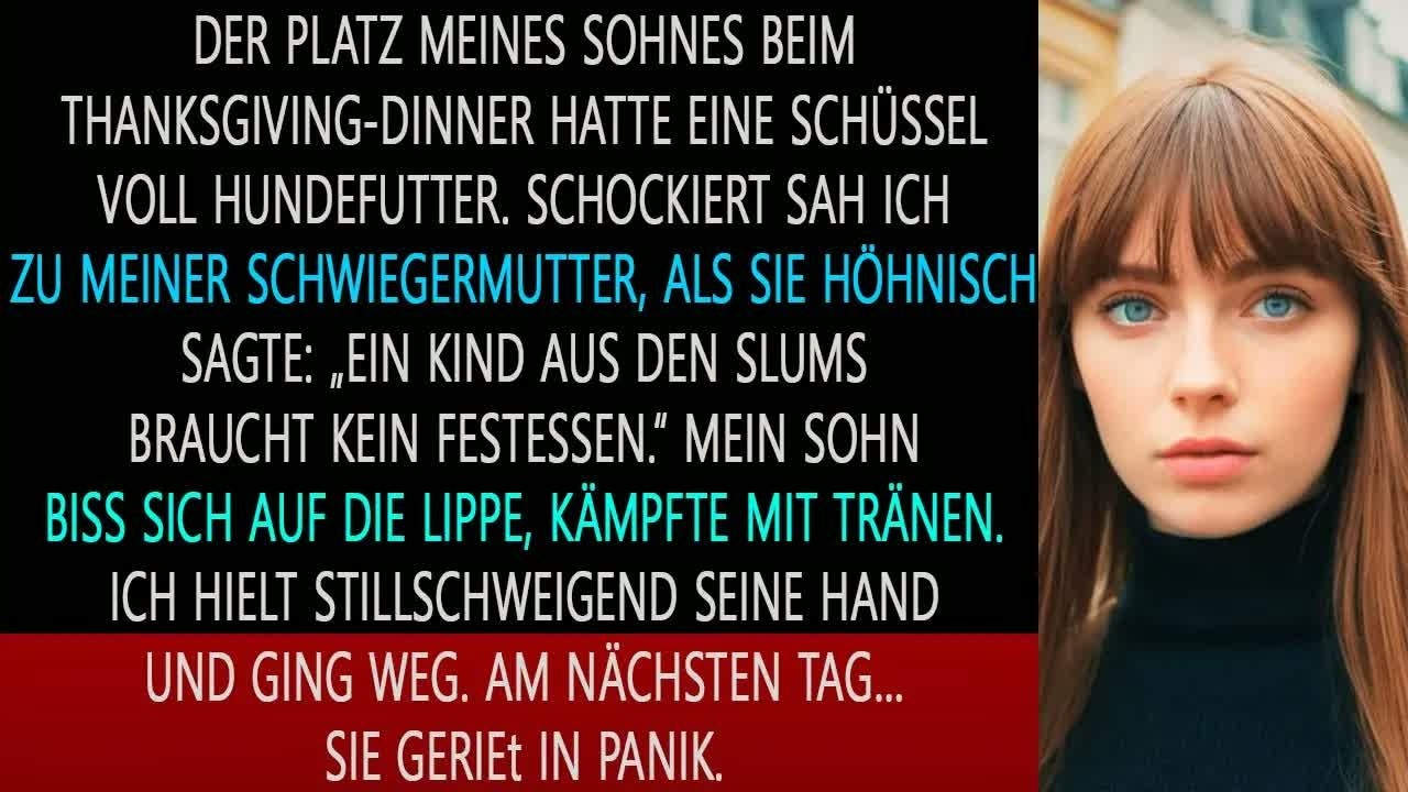 Sie gaben meinem Sohn Hundefutter zu Thanksgiving – am nächsten Tag geschah das Unfassbare