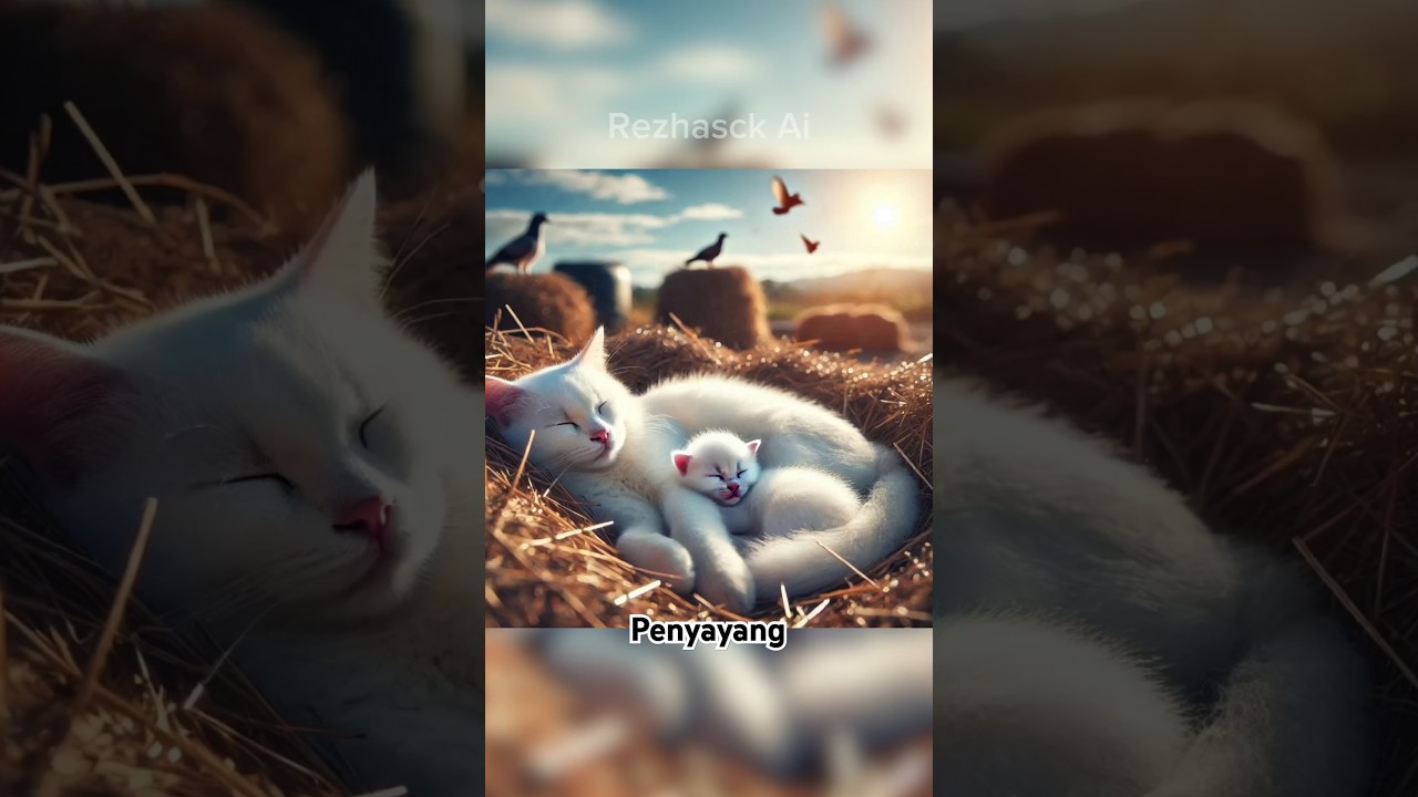 Ibu kucing penyayang 🥰 