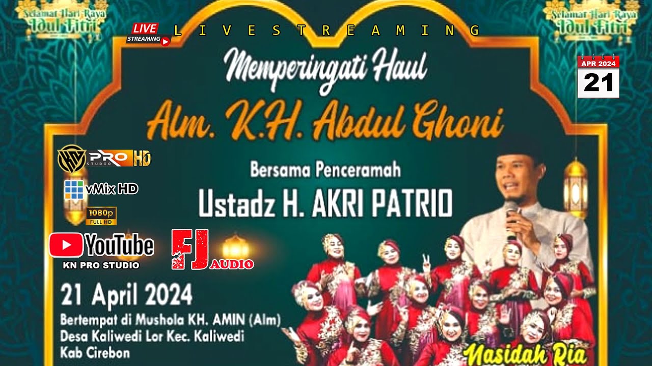 🔴LIVE NASIDA RIA || MEMPERINGATI HAUL 