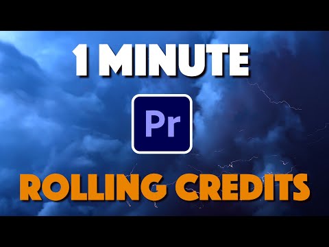 How to Add Rolling End Credits in Premiere Pro 2025