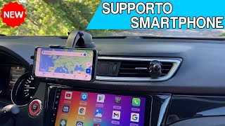 Nuovo Supporto Smartphone Porta Cellulare Per Auto Universale 2 in 1 Zethors Nissan Qashqai