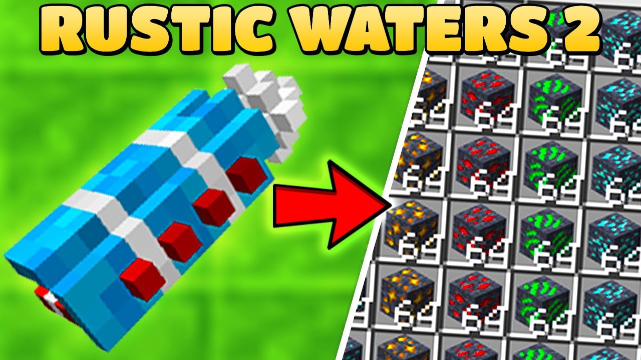 THE DARK CAVERNS & BECOMING SPIDERMAN! Rustic Waters 2 EP10 | Modded ...