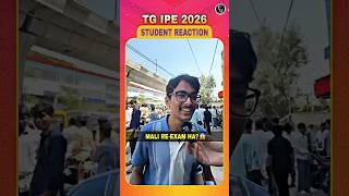 Maths 1B Re-Exam Ha? 😱 | TG Inter Students Reaction | TG IPE 2026