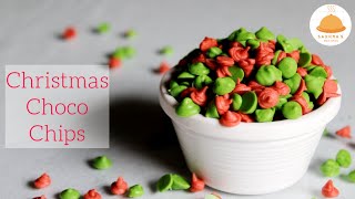 Diy Christmas Chocochips How To Make Choco Chips At Home Colourful Chocolate Sprinkles At Home