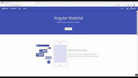 Angular material introduction
