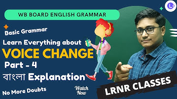 VOICE CHANGE Part-4 Voice Change of Future Tenses || English Grammar- Easiest Way to Learn 😍|| LRNR
