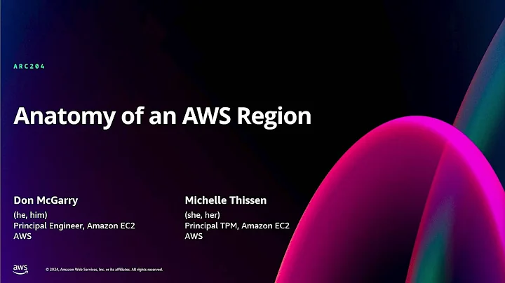 AWS re:Invent 2024 - Anatomy of an AWS Region (ARC204)