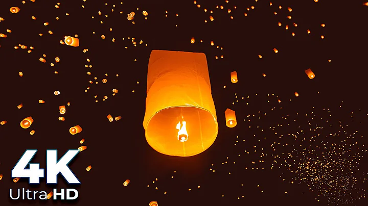 Amazing Lantern Festival in 4K Ultra HD - 4K Rise Lantern Festival - The Lights Fest - Earth Spirit