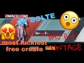 most luckiest free create in pubg mobile (bad boy montage)(#brahmin tech)