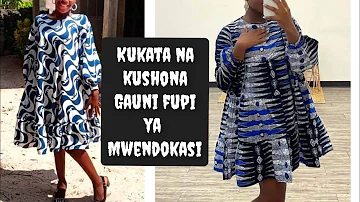 kukata na kushona mwendokasi fupi na malinda chini