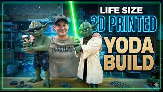 3D Printing a Life-Size Yoda Statue! | Galactic Armory Build