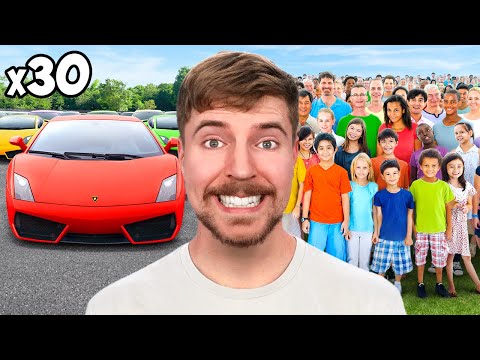Видео: 30 Lamborghini vs 10,000 Человек