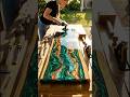 This Epoxy Table Took 40 gens to Perfect . Countertop as epoxy art #satisfying