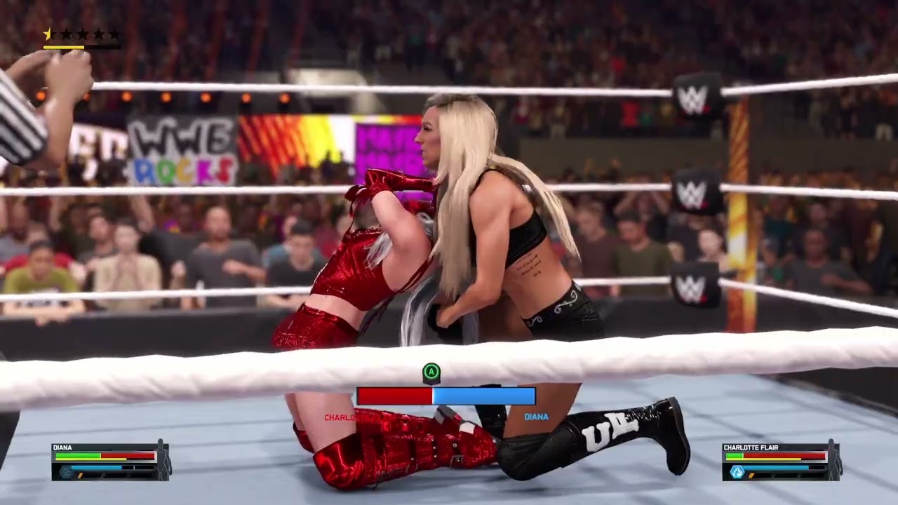 Diana vs Charlotte Flair : Queen of the ring finals 