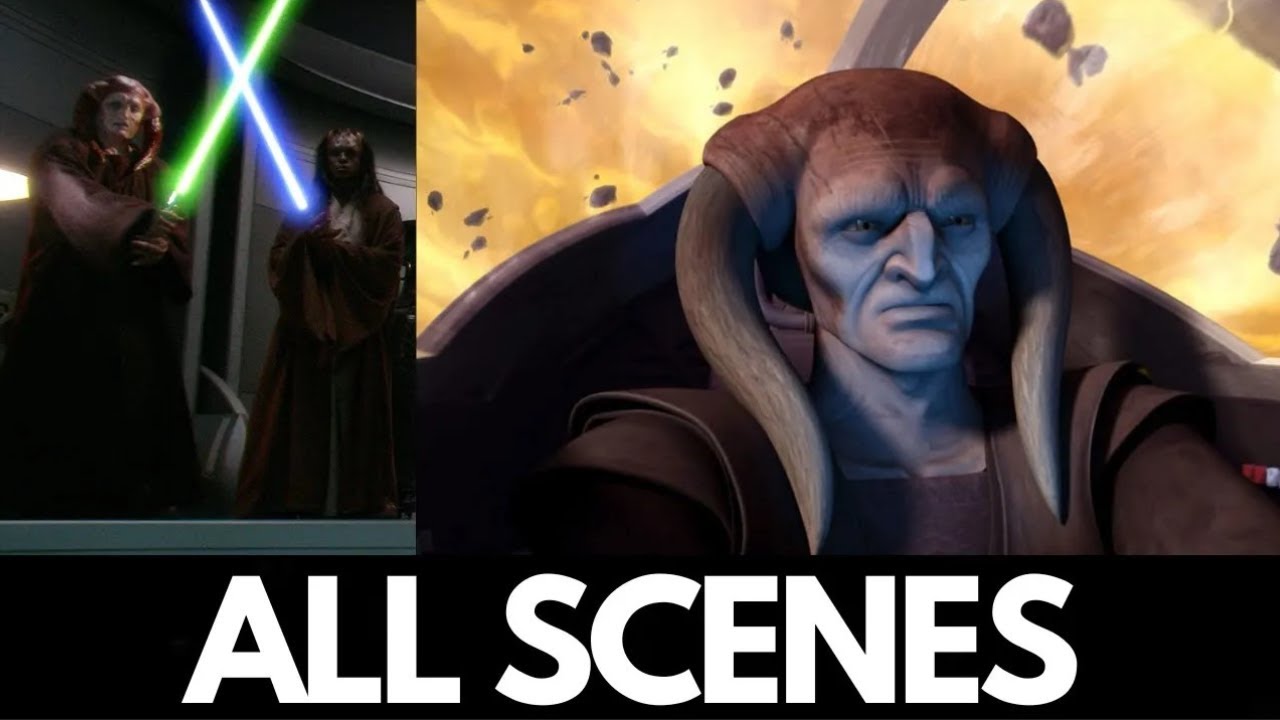Saesee Tiin all scenes (TotJ, 1, 2, Clone Wars, 3) - YouTube