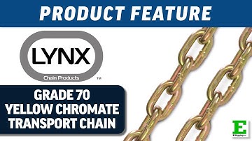 Lynx G70 Yellow Chromate Transport Chain | E-Rigging Products