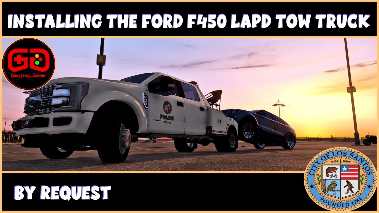 Installing Ford F450 Tow Truck Tutorial by Request LSPDFR GTA V
