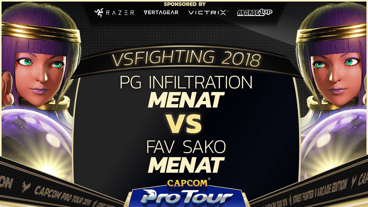 PG Infiltration (Menat) vs  FAV Sako (Menat) - VSFighting 2018 -Top 32 - SFV - CPT 2018