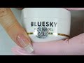 Moje pierwsze wrażenie Bluesky Polska Gum Gel i dual form/ my first impression with Bluesky Gum Gel
