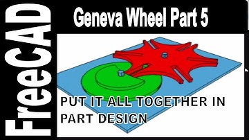 Geneva Wheel Build Part 5: Putting it all together in Part Designer in FreeCAD