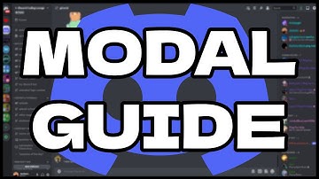 [NEW] -  Discord Modal Guide | Discord.js v14 (Discord Bot)