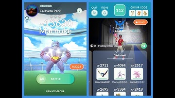 Machoke Level 3 Raid Boss - Solo Battle w-3 Unique