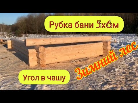 Рубка бани 5х6м