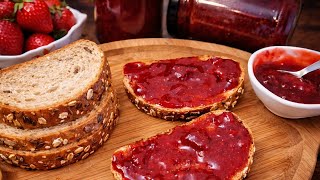 Džem od jagoda sa komadićima voća 💧 domaći džem od 3 sastojka Džem od jagoda sa komadićima voća 💧 domaći džem od 3 sastojka