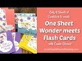 One Sheet Wonder meets Flash Cards!