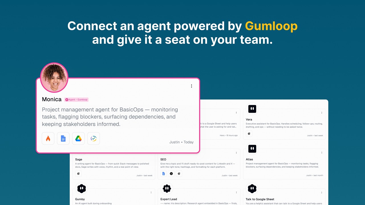 Add your Gumloop Agent to BasicOps
