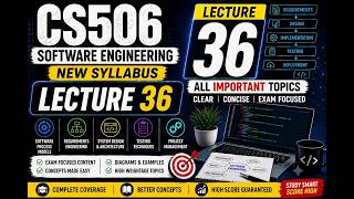 CS506 Software Engineering Lecture 36 | New Syllabus | Complete Explanation | VU | Final Exam