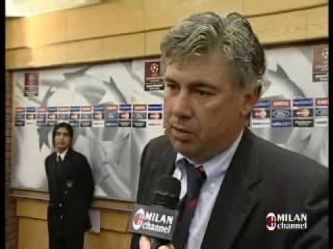 Champions League 2002-2003 - Milan-Juventus - Intervista Ad Ancelotti