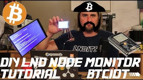 BTCIOT Tutorial - The Muffin Man LND Node Monitor