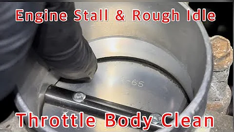 Toyota Camry Engine Stall & Rough Idle - Throttle body Clean - Codes P1603 / P1605 / P2109 Easy Fix