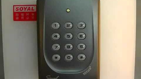 Soyal 721h Tarjeta y codigo