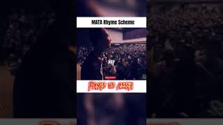 mata rhyme scheme