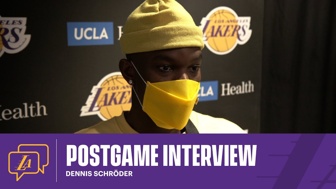 Lakers Postgame: Dennis Schröder (2/26/21) 