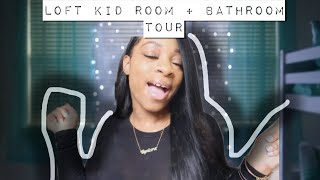 ATL LOFT TOUR || GIRLS BEDROOM + BATHROOM TOUR || SMALL SPACE