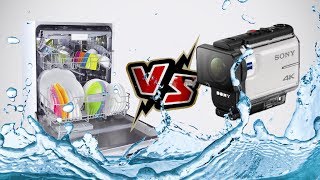 Что Происходит В Посудомойке? Sony Fdr X3000 Vs Bosh .Life Inside A Dishwasher!